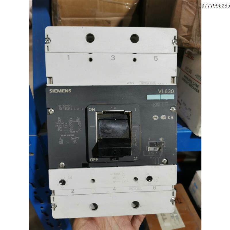 议价3VL5763-1DC36-0AA0,塑壳断路器,拆机