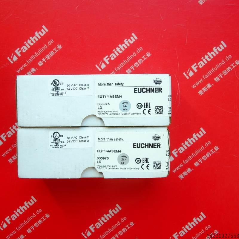 议价Euchner 033976 安士能全新精密单孔定位行程开关 EGT1-4ASEM