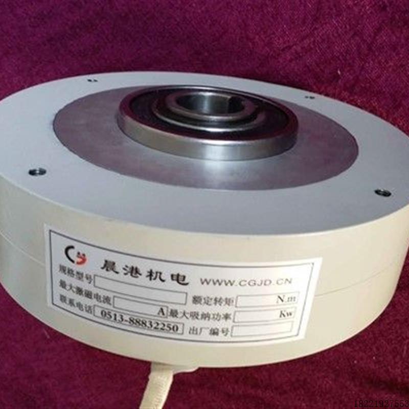议价ZX-12YN/25YN/50YN/6YN/3YN晨港机电空心轴磁粉制动器刹车器D