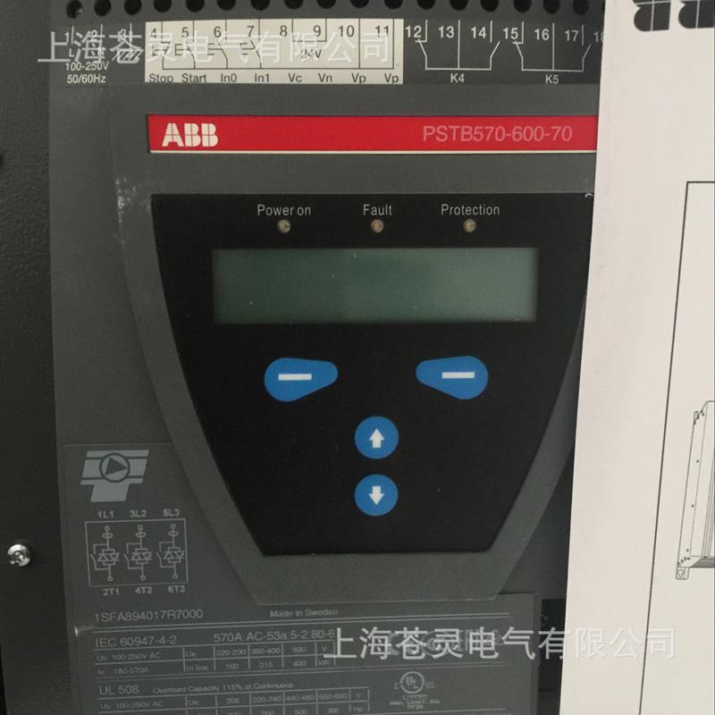 议价ABB软启动核心商PSE85-600-70物料号10111520