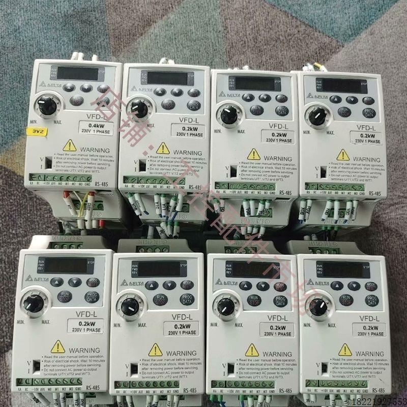 议价拆机台达变频器VFD-L02KW 230V 1 P HASE  VFD002L21A
