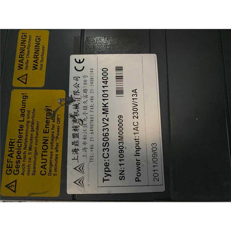 议价驱动器 C3S063V2-MK10114000 二手原装拆机 现货实物 功能好