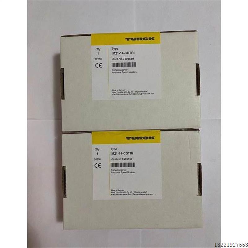 议价TURCK图尔克 IM21-14-CDTRi隔离栅IM21-14-CDTRi转速监控原装