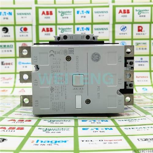 议价通用CK75CE300 100-250VACDC交直流型接触器75KW三相 250A