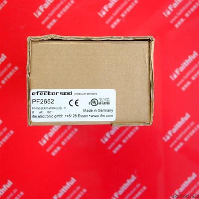 议价PF2652 易福门全新压力传感器 PF-100-SEA01-MFRKG/US/ /P