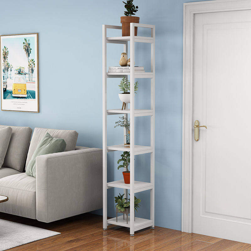 定制铁艺简易落地客厅夹缝小置物架装饰架子多层靠墙小型收纳书架