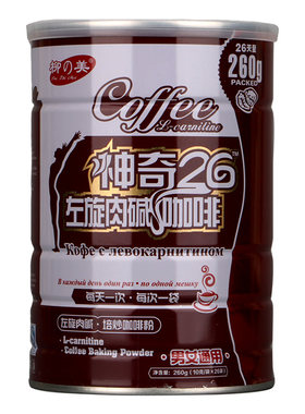 柳美神奇26左旋肉碱咖啡360瘦咔黑咖啡巴西咖啡饱腹感抑制食欲强