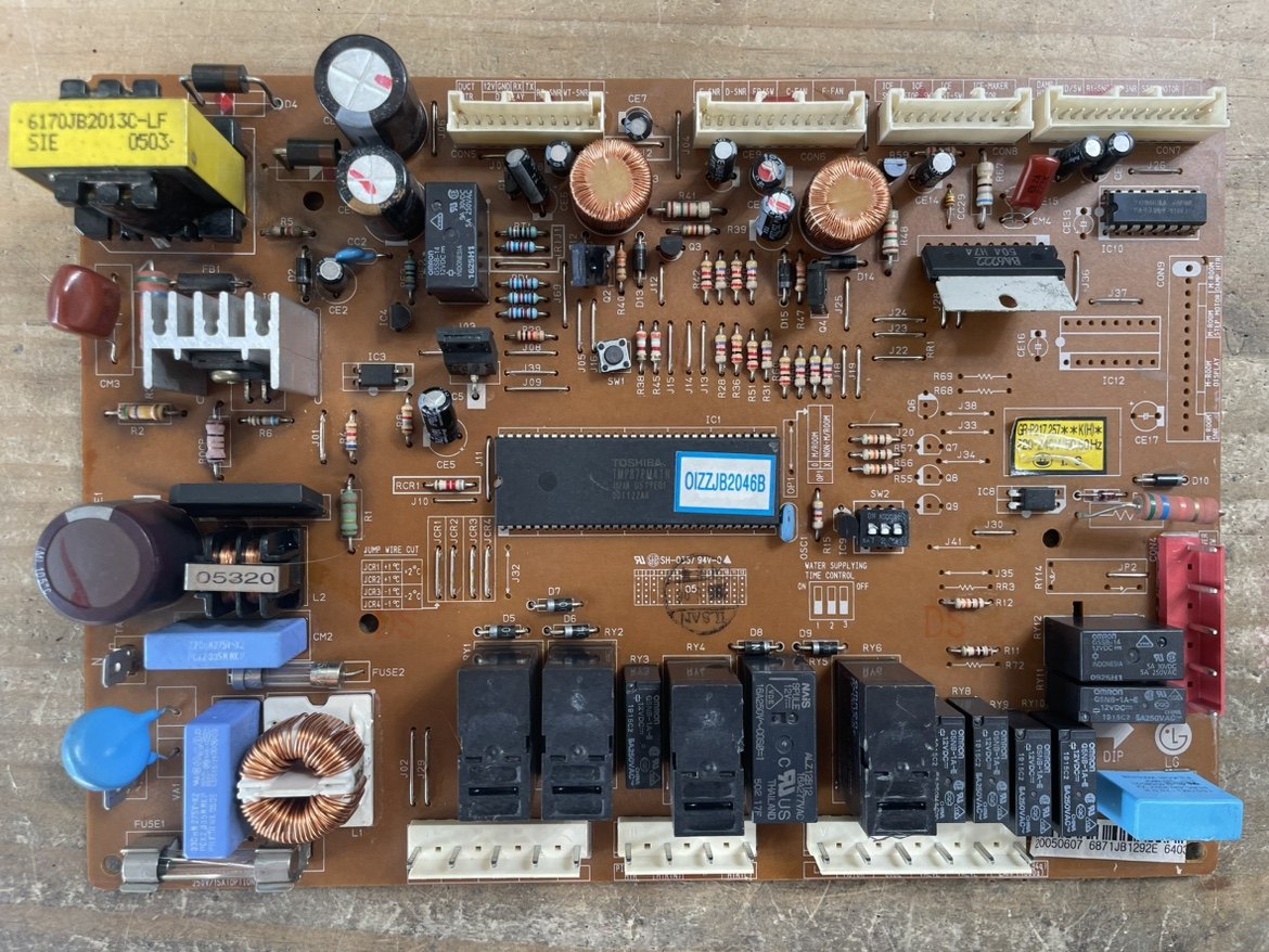 LG双开门冰箱GR-P(L)197,257 EBR35236101电脑板DS1107A1.6MM主板