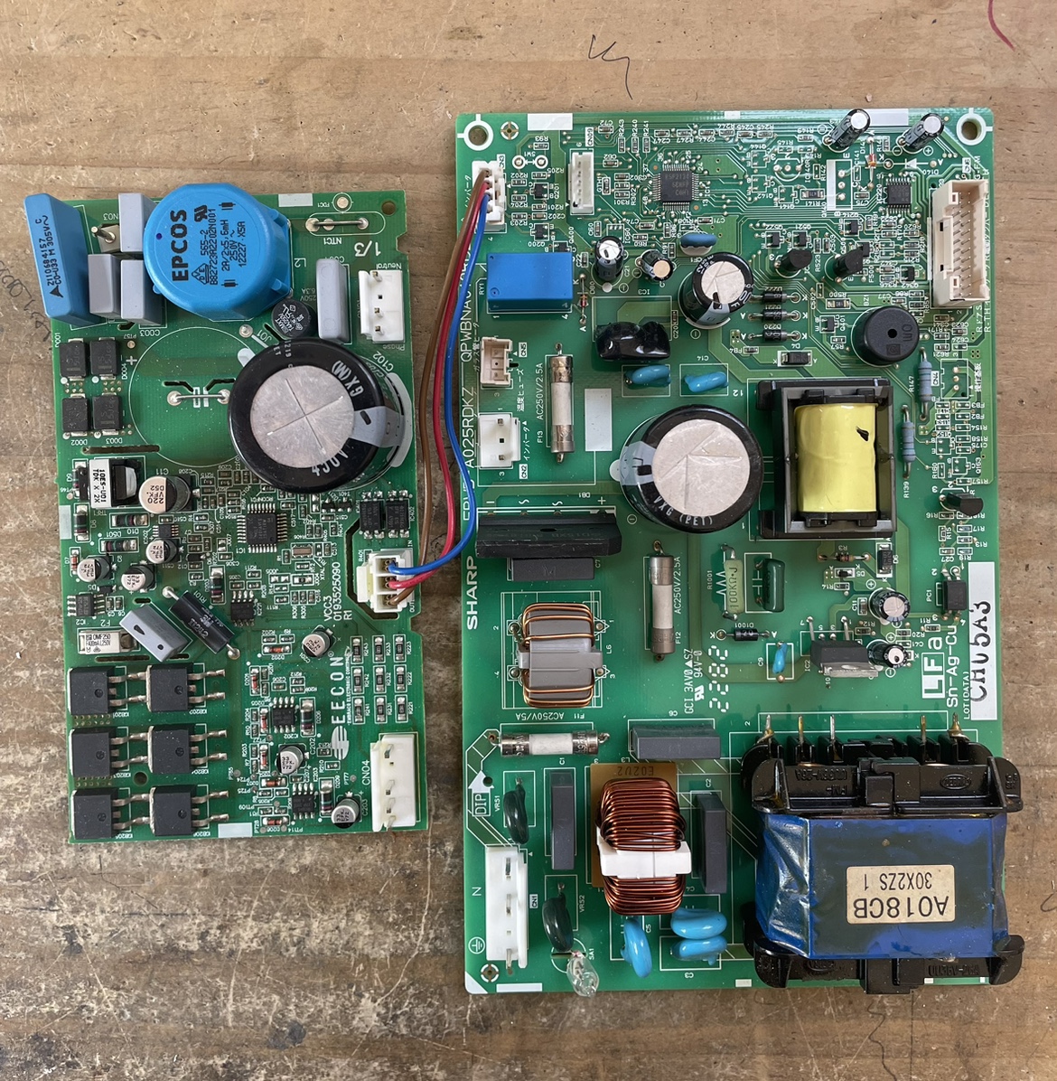 夏普BCD-263WC-S 电脑主板 QPWBNA010/005RDZZ 变频板 0193525090