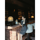 MummyCat下蛋喵 连衣裙 娃娃领日系优雅收腰衬衫 定格时光 新品