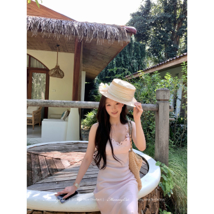 晚晚魅影 下蛋喵 100人丝刺绣花边包臀吊带连衣裙 Cat Mummy