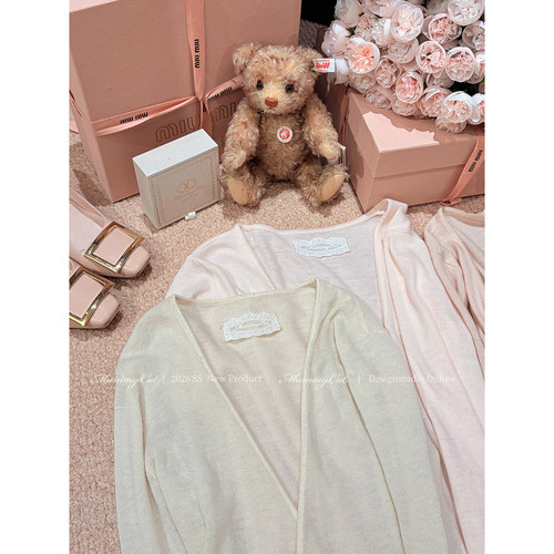 100绵羊毛纱线柔软日系针织开衫