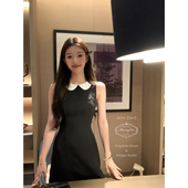 Cat 下蛋喵 经典 Mummy 分割线2.0 重磅撑感TR收腰娃娃领连衣裙