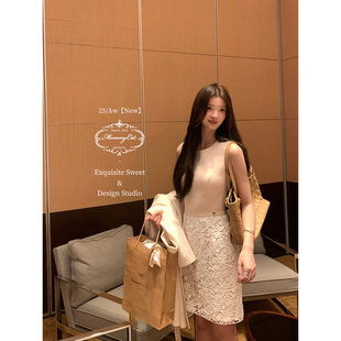 MummyCat下蛋喵【缪斯之吻】新品气质重工蕾丝刺绣拼接连衣裙