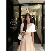 财阀千金蝴蝶结斗篷长裙套装 Mummy 香阀世家 新品 Cat 下蛋喵