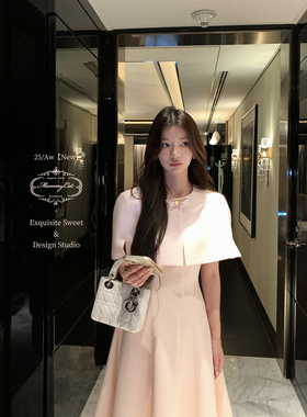 Mummy Cat 下蛋喵【香阀世家】新品财阀千金蝴蝶结斗篷长裙套装