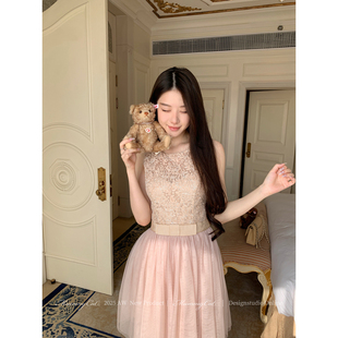 新品 Mummy 古早芭蕾 下蛋喵 甜美日系蕾丝网纱日礼服连衣裙 Cat