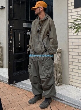 Muro A/W23 韩国小众设计Lightweight Anorak情侣轻型夹克冲锋衣