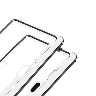 加厚加硬全铝合金车牌照边框架汽车小车号牌照架框牌子保护套框