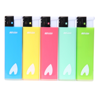 新海防风打火机创意一次性电子恒流阀塑料防爆打火机创意马卡龙色