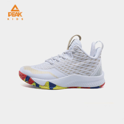 匹克儿童篮球鞋男童时尚防滑高帮