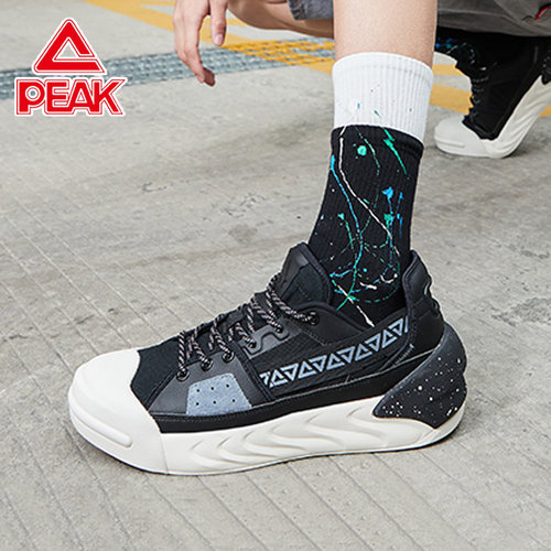 休闲鞋小白鞋匹克鎏金