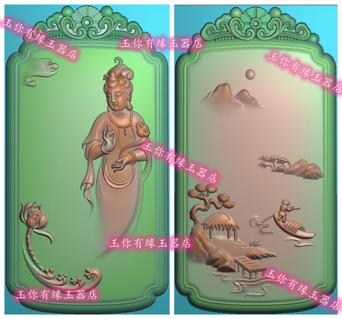 飘逸观音莲花自在站观