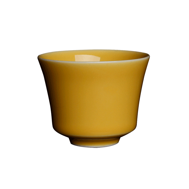 台湾蔡晓芳主人杯 豆青釉 菊泉杯 晓芳窑单色釉 聚香闻香杯品茶杯