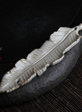 台湾柏采汝窑香炉冬青釉月白 柏采窑摆件汝瓷 GYR-126E庭香月香插