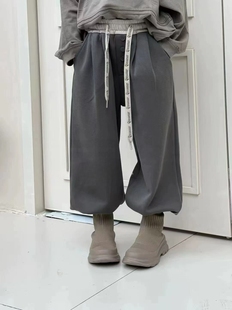 童装 320克女童休闲裤 冬款 一体绒男童运动裤 儿童加绒卫裤 波拉韩版