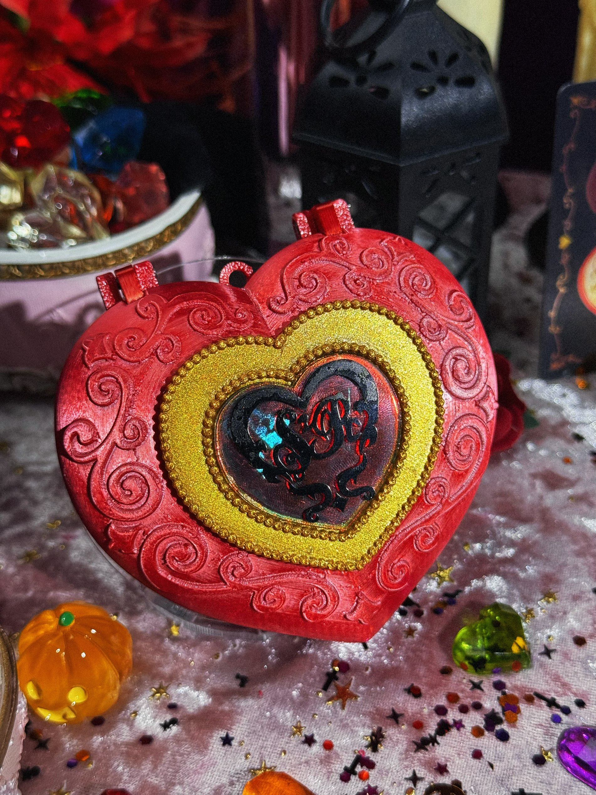 thumbnail for [FRA] New Printed Version of the Witch's Test Chokri Vanilla Cosplay Necklace Heart Concentrator