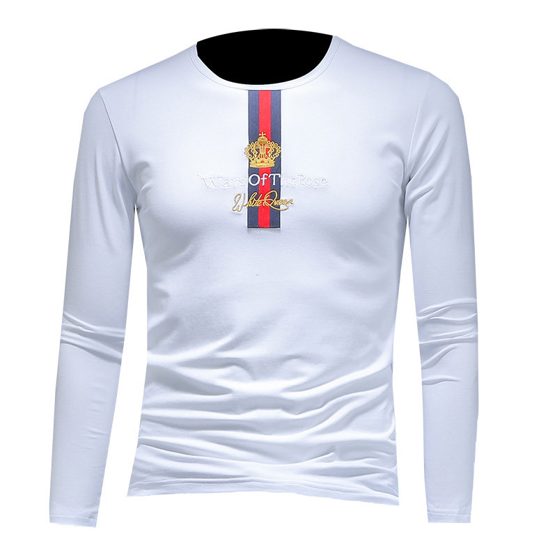 2024年秋欧洲站男士长袖T恤D208货号813-P65,男装T恤,电商D208