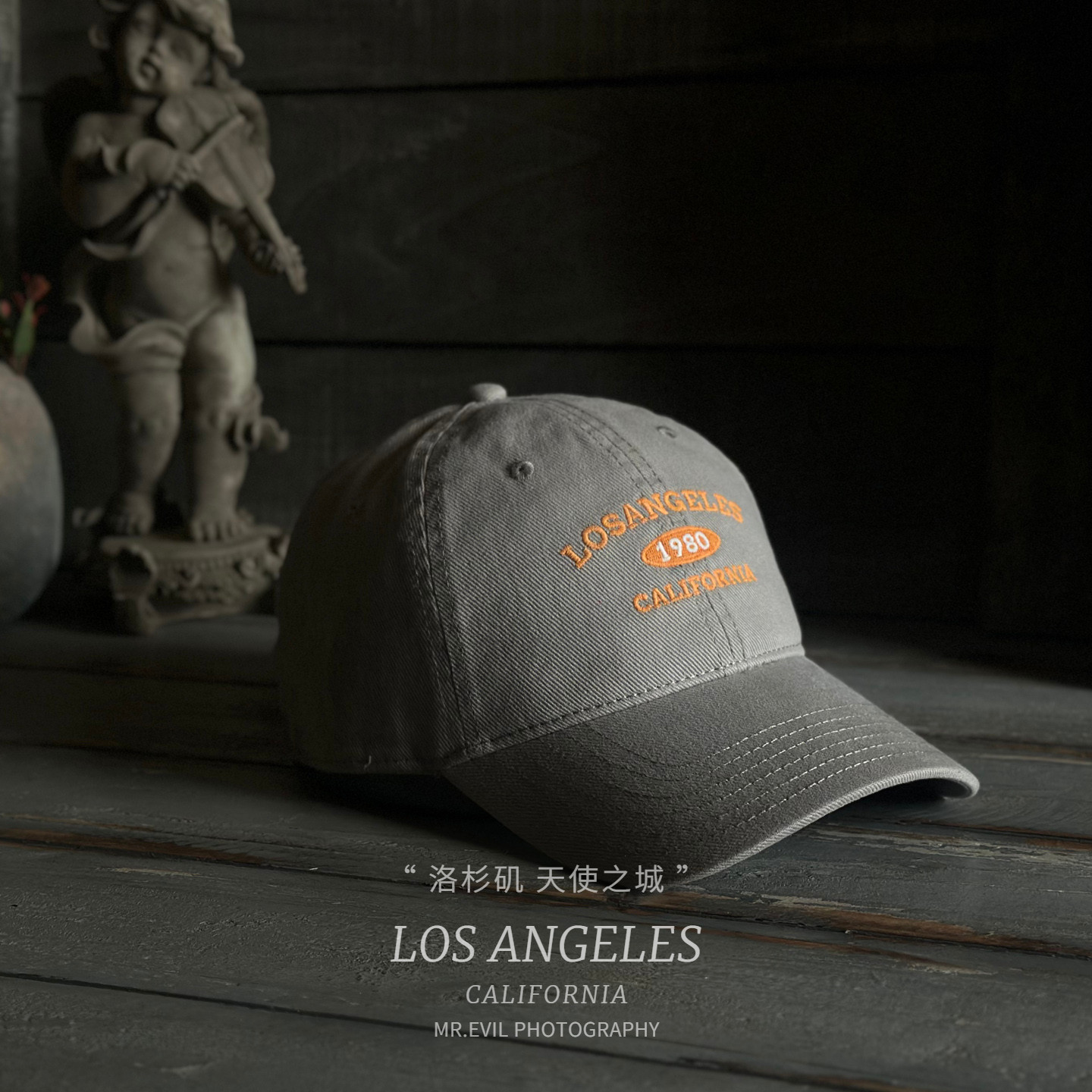 老厂品质美式复古洛杉矶棒球帽图片