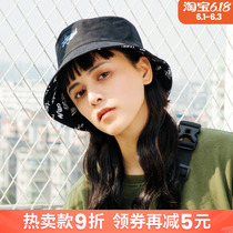 Double side fisherman hat for men and women, Japanese couple style summer trend hip hop style wide brim basin hat sun protection hat