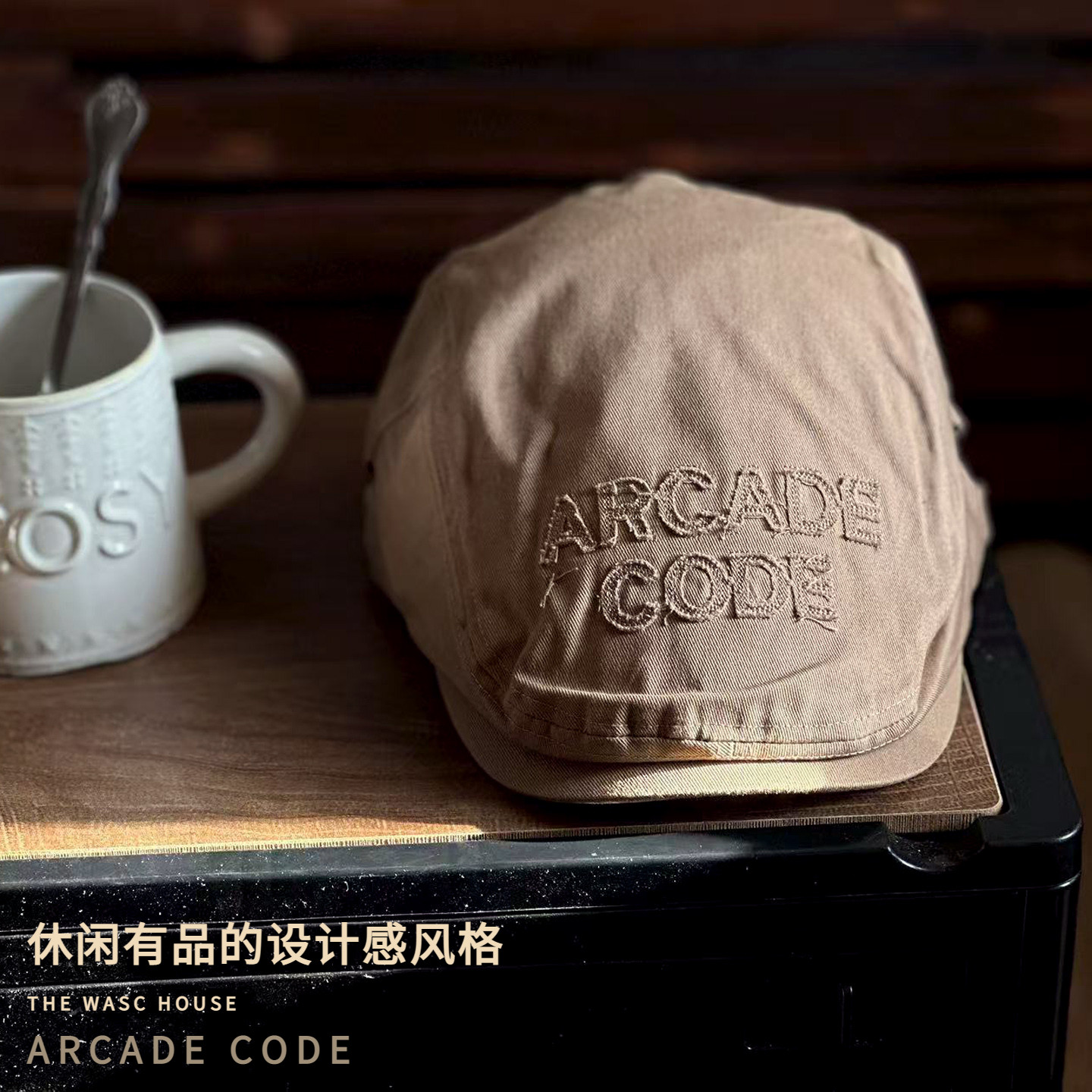 WASC正品工业风做旧字母前进帽图片