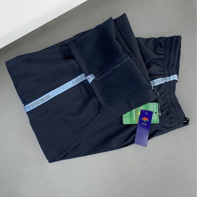 南宁市中小学生校服裤子一条杠灰色荧光反光标冬季加绒校服裤子