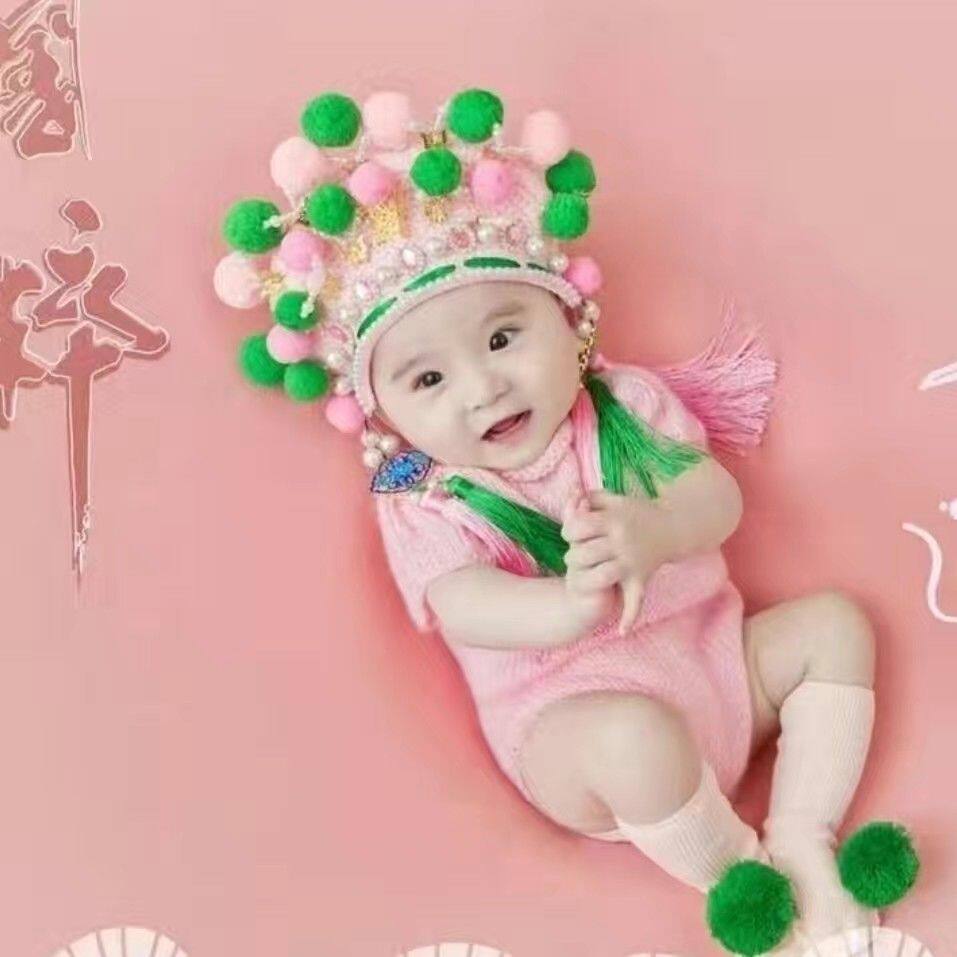 百天宝宝服装拍照摄影衣服租赁满月百日出租主题拍摄婴儿周岁半岁
