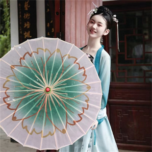 透明茉莉花舞蹈伞情怀旗袍走秀道具中国演出工艺伞古风古典跳舞伞