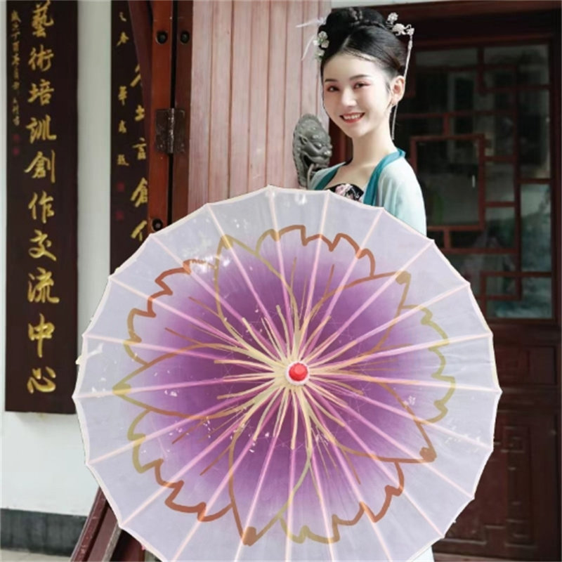 茉莉花透明伞演出道具伞工艺伞伞