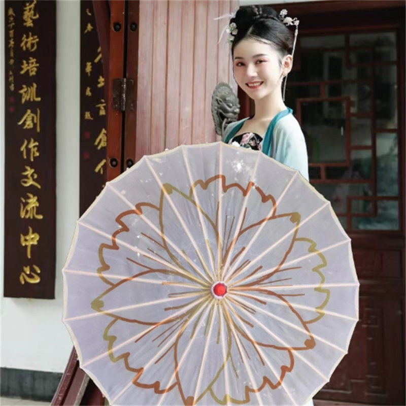 茉莉花透明舞蹈伞情怀舞台表演伞广场演出走秀伞道具傣族跳舞工艺