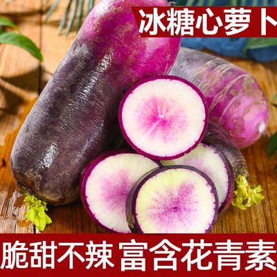 冰激凌萝卜潍坊冰糖心水果5斤甜脆生吃非沙窝萝卜蔬菜冰淇淋包邮