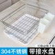 304不锈钢碗碟沥水架厨房水槽置物架碗盘收纳架碗筷沥水篮碗架子