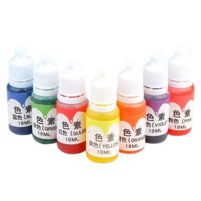 做史莱姆的色素水晶泥