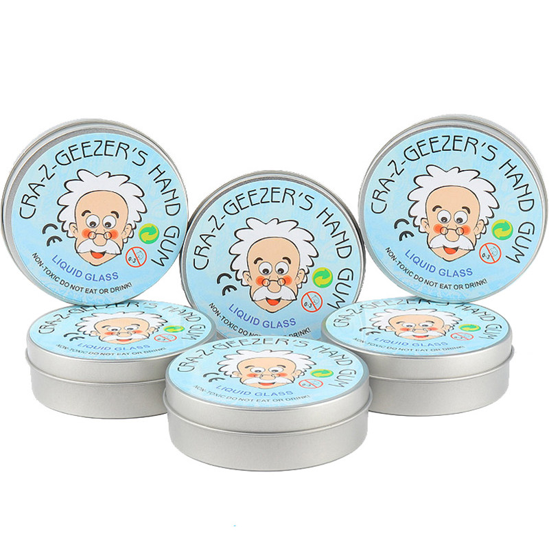 小老头牌液态玻璃泥透明水晶弹跳泥拉丝液体玻璃网红起泡胶史莱姆