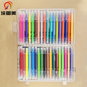 软头12 36色水彩笔可定制双头可洗学生宝宝儿童机构批发
