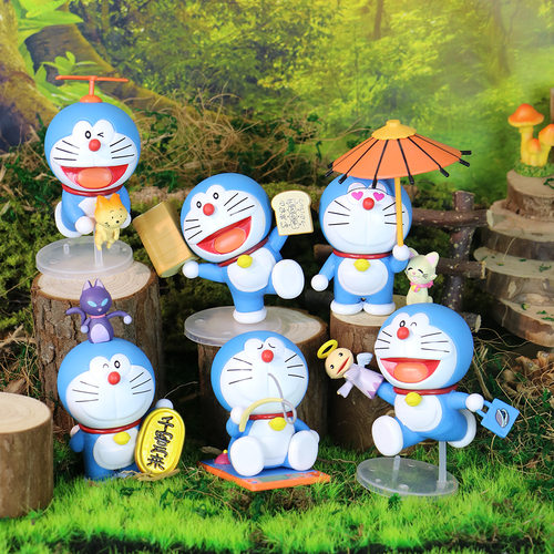 哆啦a梦秘密道具系列盲盒叮当猫卡通动漫周边蓝胖子模型摆件礼物