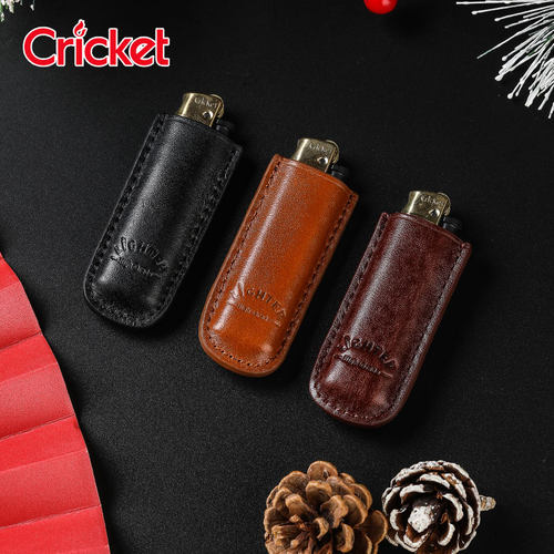 瑞典草蜢进口真皮套钥匙扣挂绳款