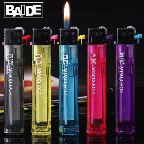 批发定制】百得一次性透明打火机