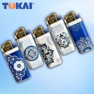 日本TOKAI东海迷你一次性气体明火砂轮打火机高端广告定制印字