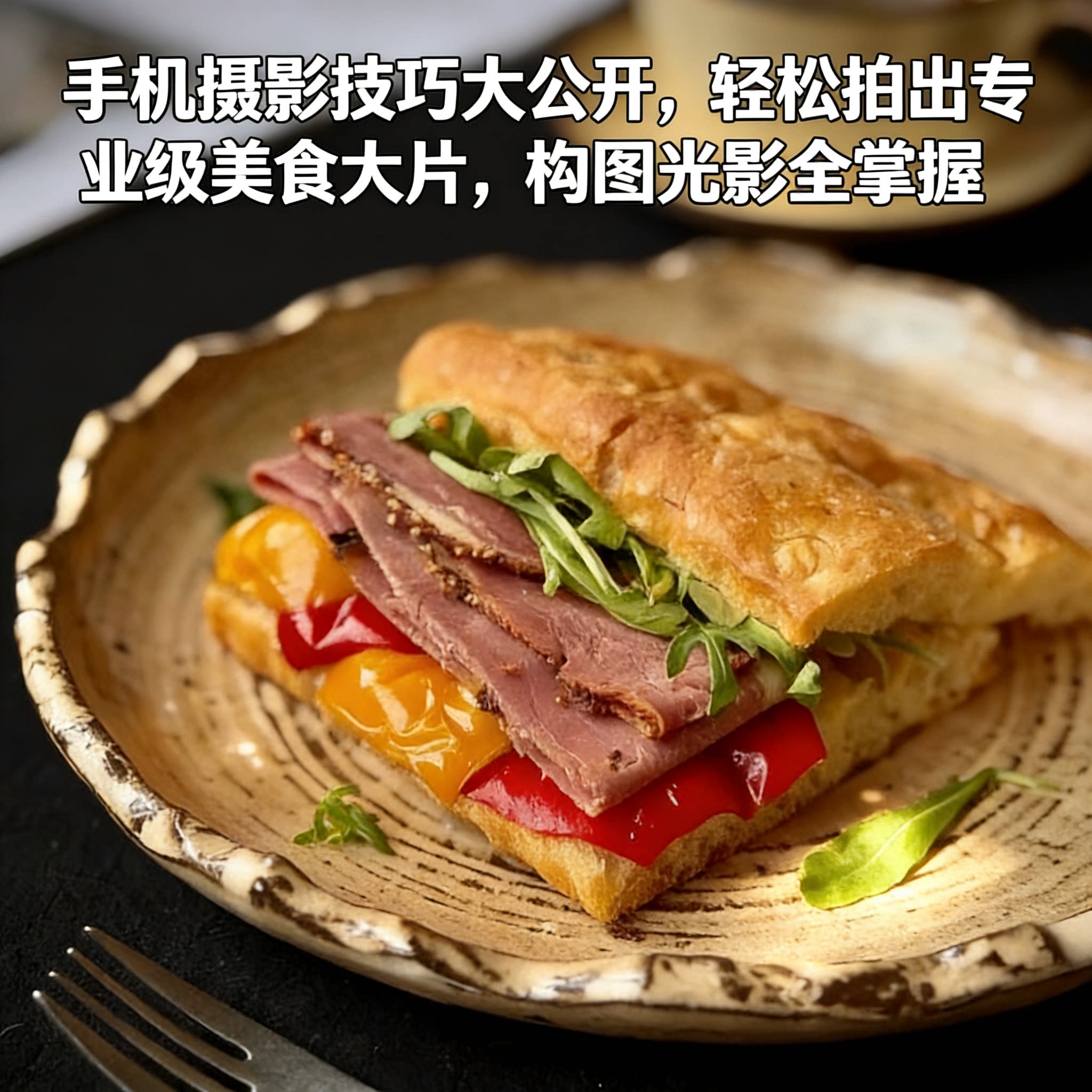 手机美食摄影教程零基础静物拍照FLASH/动画制作